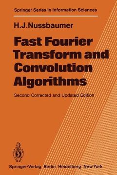 portada fast fourier transform and convolution algorithms (en Inglés)