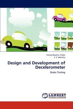 portada design and development of decelerometer (en Inglés)