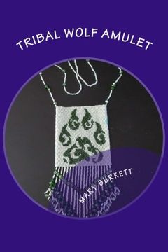 portada Tribal Wolf Amulet: 2 Drop Peyote Stitch