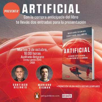 portada Artificial (Incluye 2 Entradas Para una Charla con los Autores)