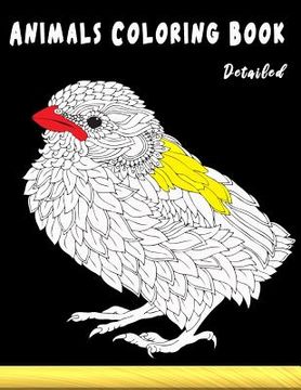 portada Animals Coloring Book: Detialed For Older Kids (en Inglés)