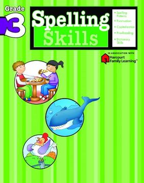 portada Spelling Skills: Grade 3 (Flash Kids Harcourt Family Learning) (en Inglés)