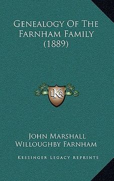 portada genealogy of the farnham family (1889)