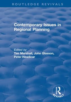 portada Contemporary Issues in Regional Planning (en Inglés)