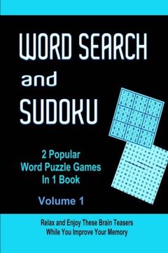 portada Word Search and Sudoku Volume 1: 2 Popular Puzzle Games In 1 Book
