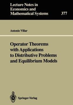 portada operator theorems with applications to distributive problems and equilibrium models
