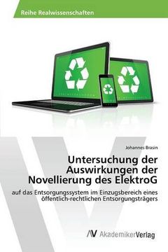 portada Untersuchung der Auswirkungen der Novellierung des ElektroG (German Edition)