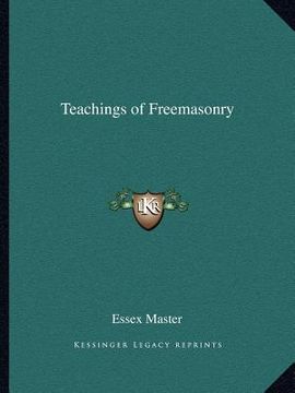 portada teachings of freemasonry (en Inglés)