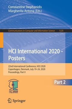 portada Hci International 2020 - Posters: 22nd International Conference, Hcii 2020, Copenhagen, Denmark, July 19-24, 2020, Proceedings, Part II