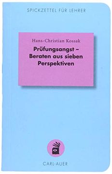 portada Prüfungsangst - Beraten aus Sieben Perspektiven (in German)