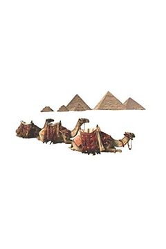 portada Ägypten - Kamel, Kamele Pyramids Urlaub Reise Kairo Notizbuch, Notizblock, 120 Seiten, Souvenir Geschenk Buch, Auch als Dekoration Geeignet zum Geburtstag 