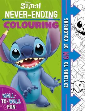 portada Disney Stitch: Never-Ending Colouring (6-Metre Pull-Out Colouring Scene)