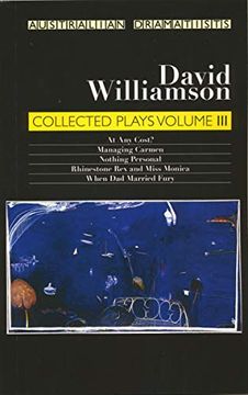 portada David Williamson Collected Plays Vol. Iii de David Williamson(Currency Press pty Ltd)