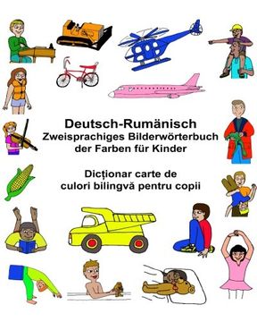 portada Deutsch-Rumänisch Zweisprachiges Bilderwörterbuch der Farben für Kinder (FreeBilingualBooks.com)