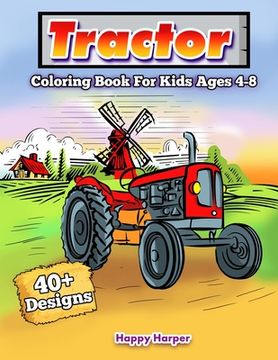 portada Tractor Coloring Book (in English)