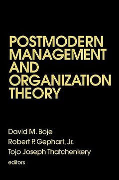 portada postmodern management and organization theory (en Inglés)