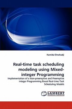 portada real-time task scheduling modeling using mixed-integer programming