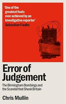 portada Error of Judgement (en Inglés)