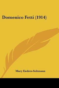 portada domenico fetti (1914) (en Inglés)