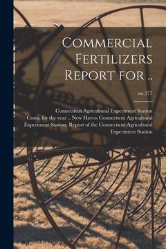 portada Commercial Fertilizers Report for ..; no.377 (en Inglés)