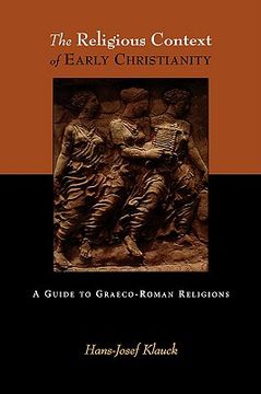 portada the religious context of early christianity: a guide to graeco-roman religions (en Inglés)