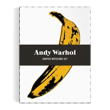 portada Galison Andy Warhol Shaped Note Card set – all Occasion Assorted 8 Blank Note Cards Featuring Iconic Warhol art With Envelopes