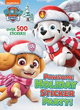 portada Pawsome Holiday Sticker Party! (Paw Patrol) (en Inglés)