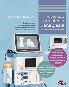portada Manual de Anestesia y Analgesia de Pequeños Animales. 2ª Edición