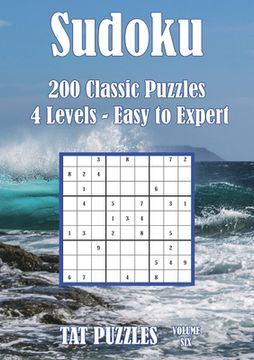 portada Sudoku - 200 Classic Puzzles - Volume 6: 4 levels - Easy to expert