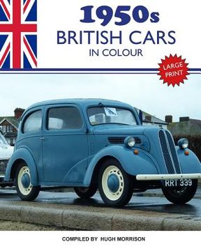 portada 1950s British Cars in Colour: large print book for dementia patients (en Inglés)