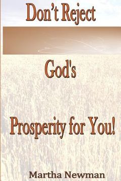 portada Don't Reject God's Prosperity for You (en Inglés)