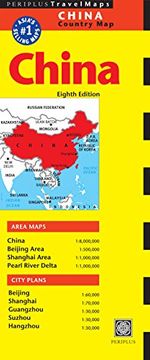portada China Travel map Eighth Edition (Periplus Travel Maps) (en Inglés)