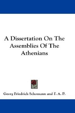 portada a dissertation on the assemblies of the athenians (in English)