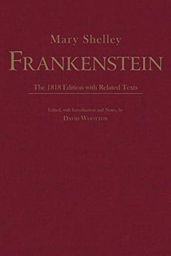 portada Frankenstein: The 1818 Edition With Related Texts (Hackett Classics) (en Inglés)