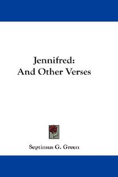 portada jennifred: and other verses (en Inglés)