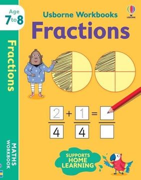 portada Usborne Workbooks Fractions 7-8 (en Inglés)