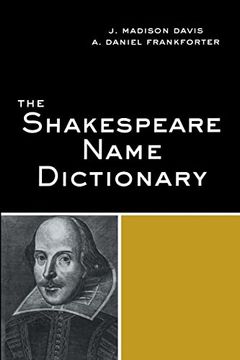 portada The Shakespeare Name Dictionary (in English)