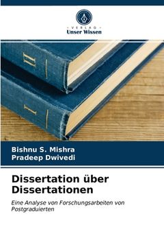 portada Dissertation über Dissertationen (en Alemán)