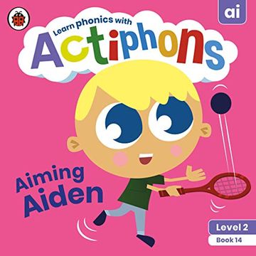portada Actiphons Level 2 Book 14 Aiming Aiden: Learn Phonics and get Active With Actiphons! 
