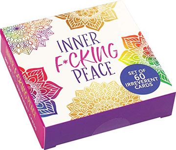 portada Inner Fucking Peace Motivational Card Deck (60 Pack) (in English)