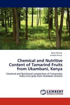 portada chemical and nutritive content of tamarind fruits from ukambani, kenya (en Inglés)