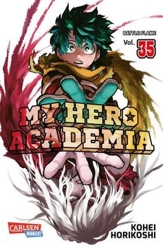 portada My Hero Academia 35: Battle Flame | Abenteuer und Action in der Superheldenschule | mit Glow-In-The-Dark-Effekt auf dem Cover nur in der 1. Auflage! (en Alemán)