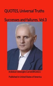 portada Successes and failures: Necessary ideas to achieve successes and prevent failures (en Inglés)