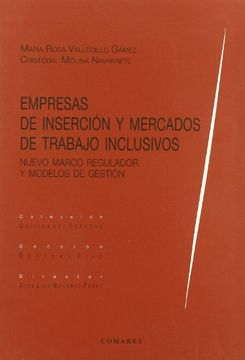 portada Empresas de inserción y mercados de trabajo inclusivos (in Spanish)