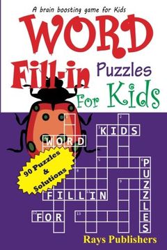 portada Word Fill-in Puzzles for Kids (Volume 1) (en Inglés)