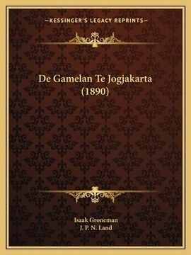 portada De Gamelan Te Jogjakarta (1890)
