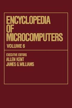 portada encyclopedia of microcomputers: volume 6 - electronic dictionaries in machine translation to evaluation of software: microsoft word version 4.0