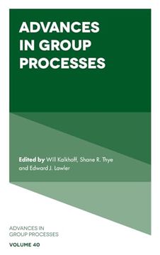 portada Advances in Group Processes (Advances in Group Processes, 40) (en Inglés)