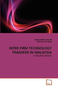 portada inter firm technology transfer in malaysia (en Inglés)