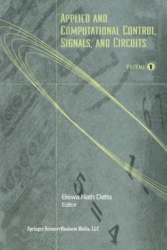 portada Applied and Computational Control, Signals, and Circuits: Volume 1 (en Inglés)